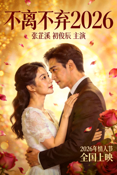 不离不弃2026 张芷溪初俊辰主演爱情大片海报